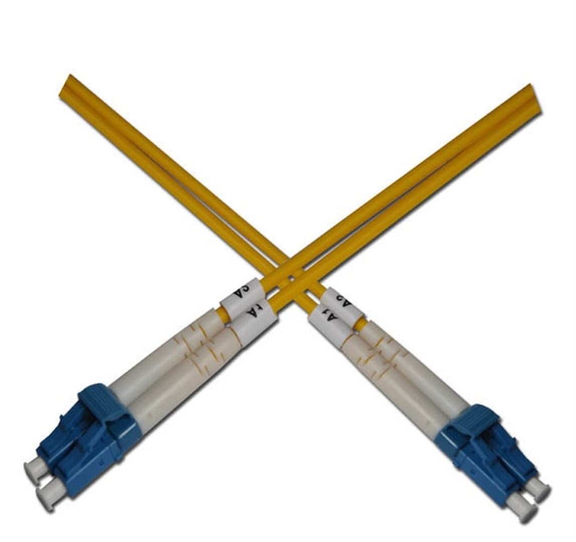 Optický patchkabel duplexní, LC-LC 9 125um SM,100m