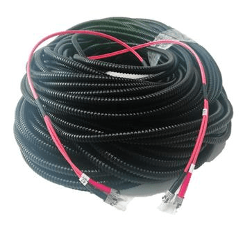 Předkonektorovaný optický kabel, 2+2LC 9 125um SM,160m