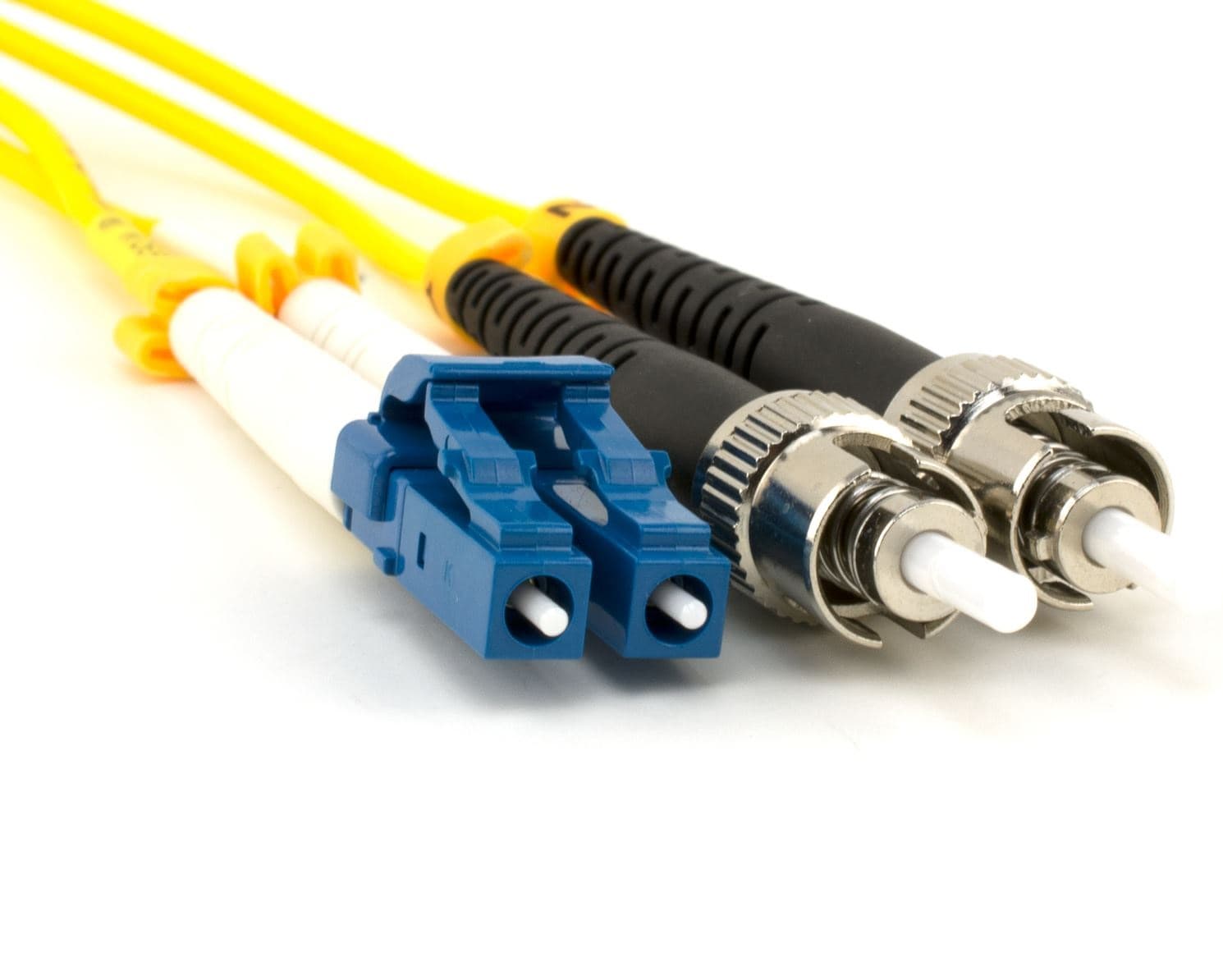 Optický patchkabel duplexní, LC-ST 9 125um SM, 2m, OS2