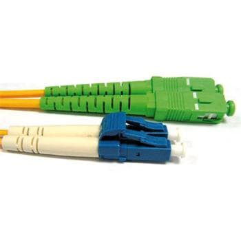 Patchcord FO duplex LC-SC APC 9 125um SM, 0,5m, OS2