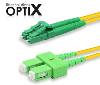 Patchcord FO duplex LC APC-SC APC 9 125um SM, 1m, OS2
