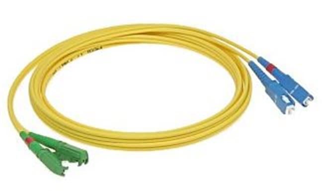 Patchcord FO duplex E2000 APC-SC UPC 9 125um SM 1m, OS2