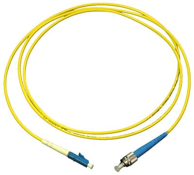 Optický patchcord duplex 9 125 LC-FC, PC 15m, OS2