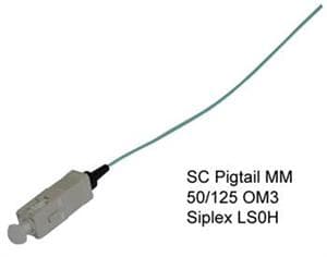 Pigtail Fiber Optic SC PC 50 125MM,1m OM3
