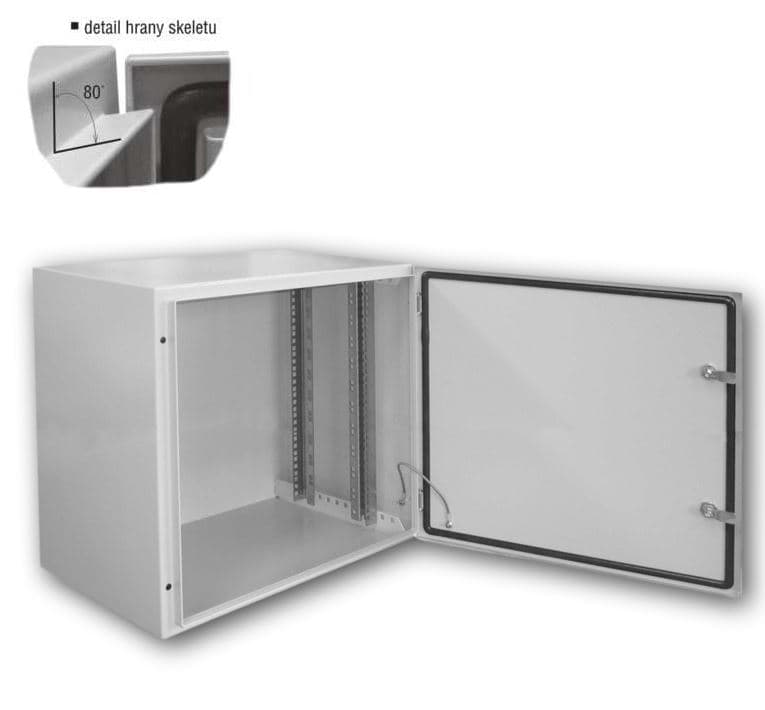 Datacom 19"venkovní rozvaděč 12U 600x400 IP65 šedý