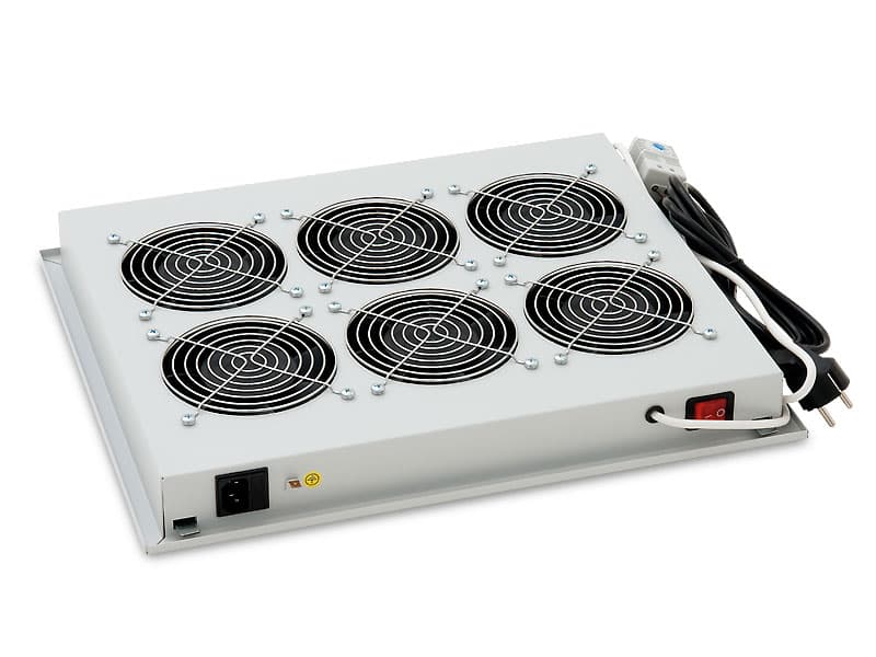 Vent.j. horní(spodní) 6x ventilátor 220V 138W čer
