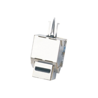 DATACOM Keystone CAT6  STP silver dual-mini