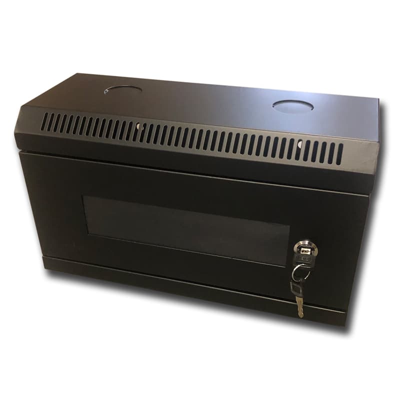 10" rack jednodílný 4U 140 DATACOM černý Skl.dv