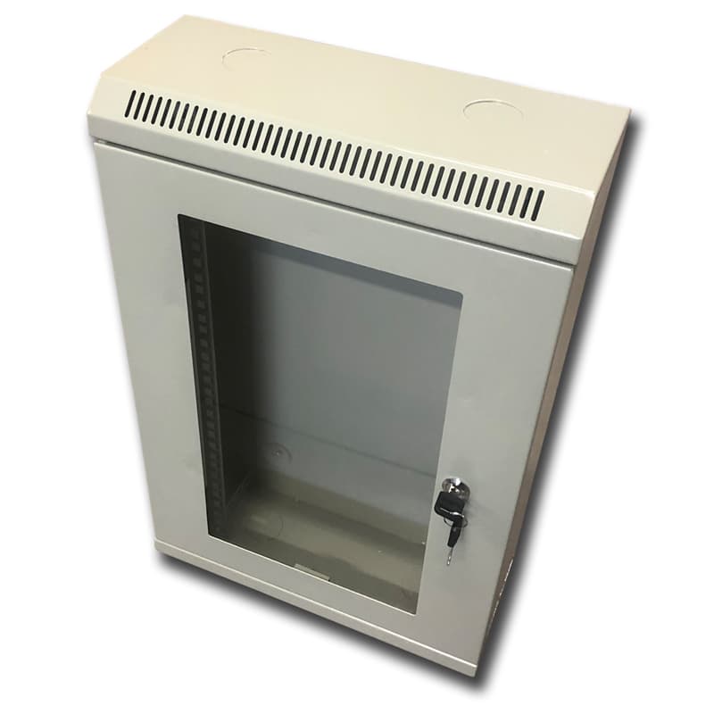 10" rack jednodílný 12U 140 DATACOM šedý Skl.dv