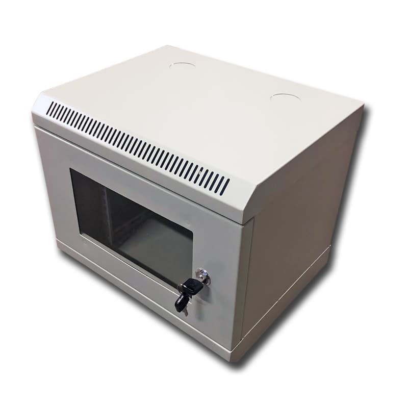 10" rack jednodílný 6U 280 DATACOM šedý Skl.dv