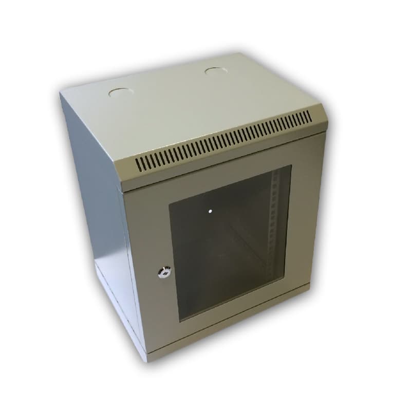 10" rack jednodílný 9U 280 DATACOM šedý Skl.dv