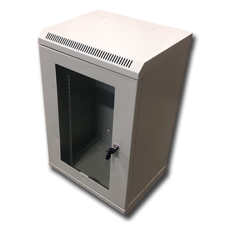 10" rack jednodílný 12U 280 DATACOM šedý Skl.dv