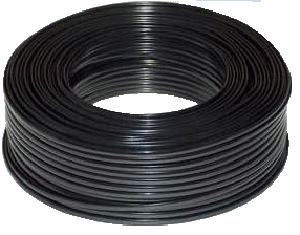 DATACOM Telefonní kabel 6ž. Licna - plochý černý bal.100 m