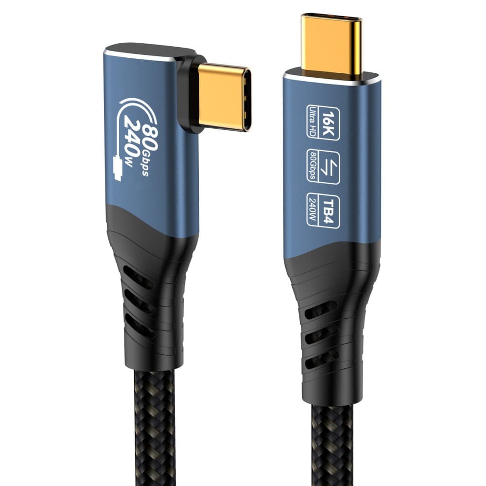 USB4™ Ver2.0 80Gbps 16K@60Hz 240W Thunderbolt,0.8m