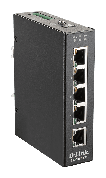 D-Link DIS-100E-5W Industrial 5 port Unmng switch