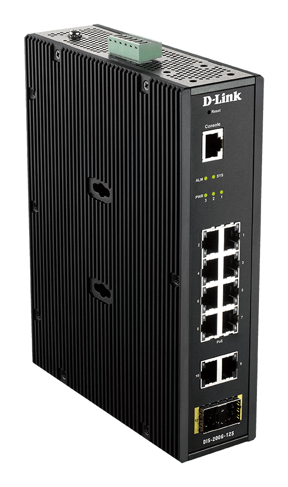 D-Link DIS-200G-12S Industrial L2 smart manage switch