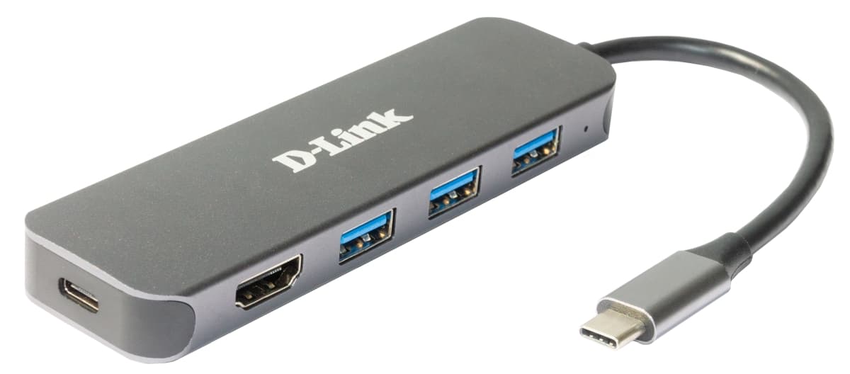 D-Link 5-in-1 USB-C Hub with HDMI Power Delivery