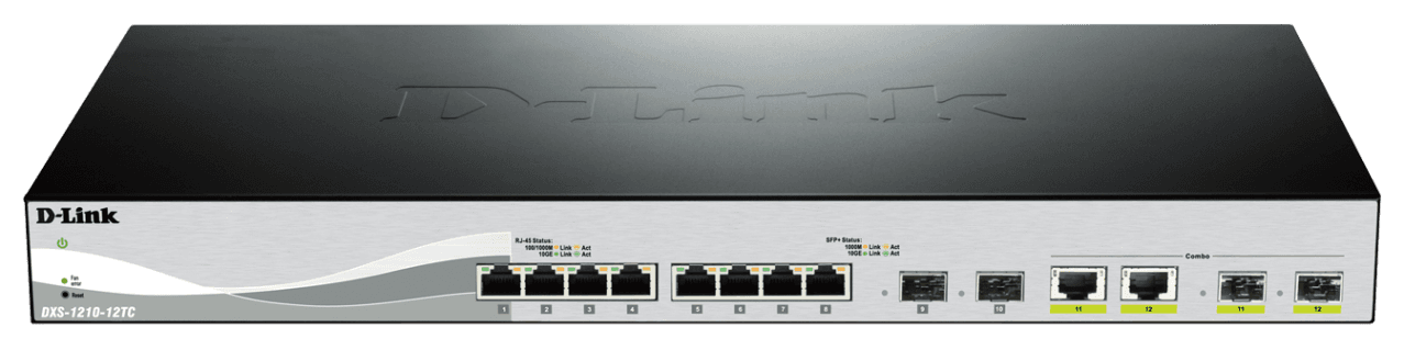 D-Link DXS-1210-12TC 8x10GbE 4xSFP+ switch