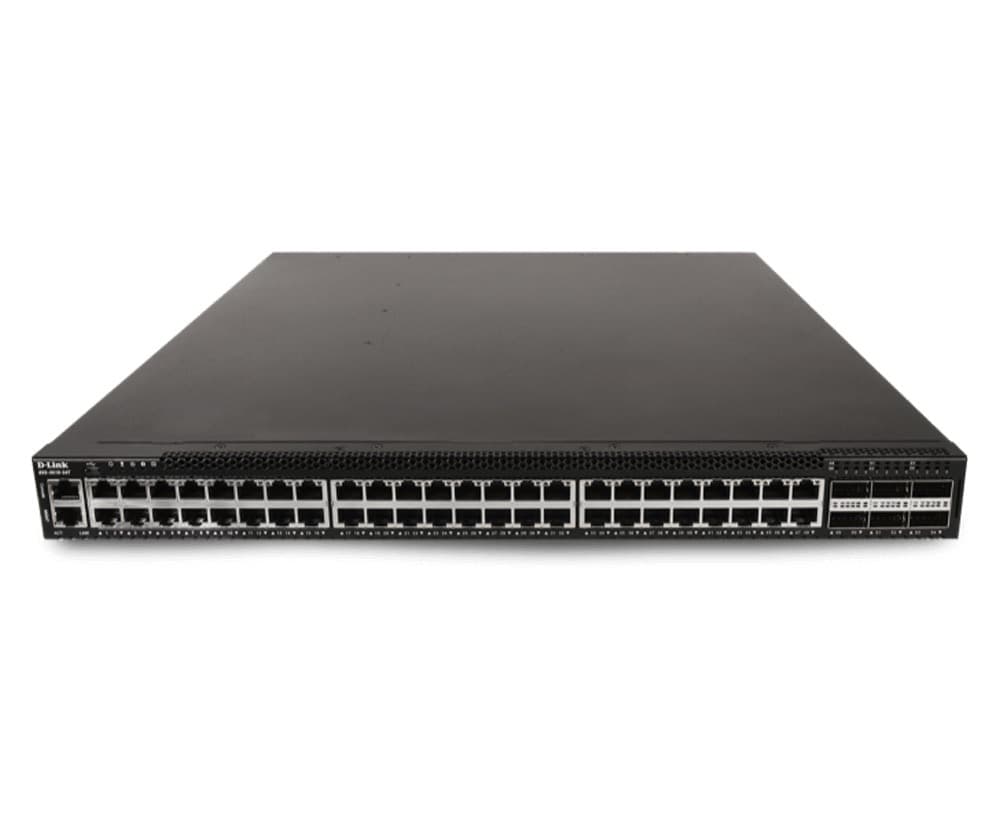 D-Link DXS-3610-54T SI E L3 stackable switch, 48x 1 10GbE Base-T, 6x 40 100 GbE QSFP+ QSFP28