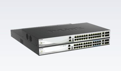 D-Link DMS-3130-30PS E L3 Stck. Mng. Multi-Gig switch 16x 2.5G PoE+,8x 5G PoE++,2x 10G,4x 25G SFP28