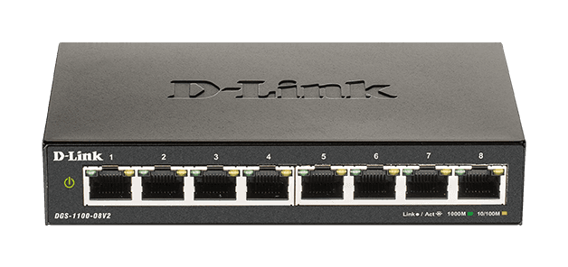 D-Link DGS-1100-08V2 Easy Smart Switch 10 100 1000