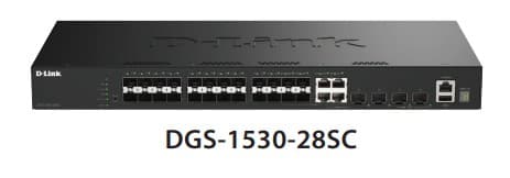 D-Link DGS-1530-28SC E 20 Ports 1G SFP + 4 Ports GE Combo + 4 Ports 10G SFP+ Smart Managed Switch