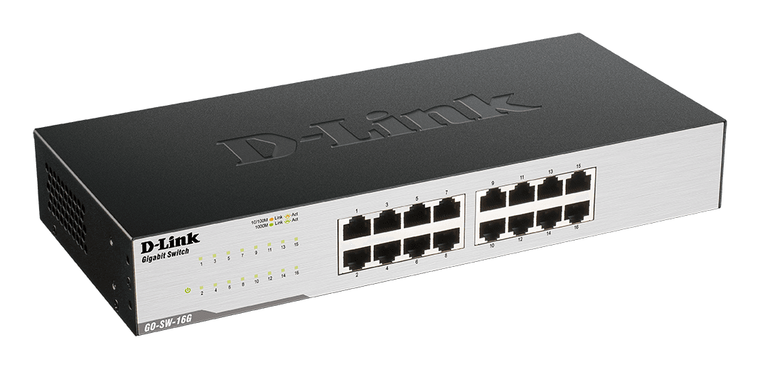 D-Link GO-SW-16G 16-Port GIGABIT DESKTOP SWITCH