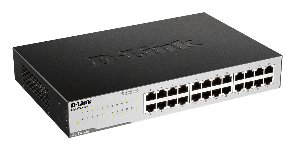 D-Link GO-SW-24G 24-Port GIGABIT DESKTOP SWITCH