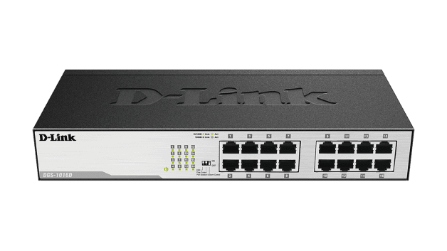 D-Link DGS-1016D 16x10 100 1000 Desktop Switch