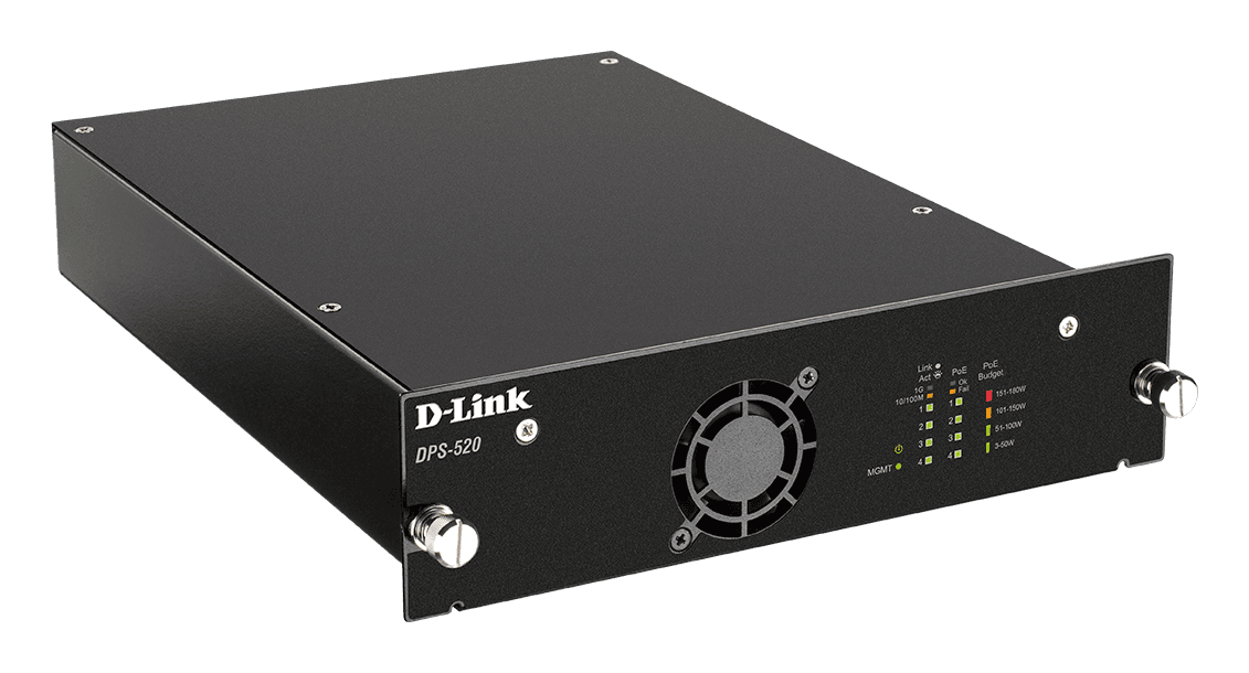 D-Link DPS-520 Redundant Power Supply for DGS-1520-28 and DGS-1520-52