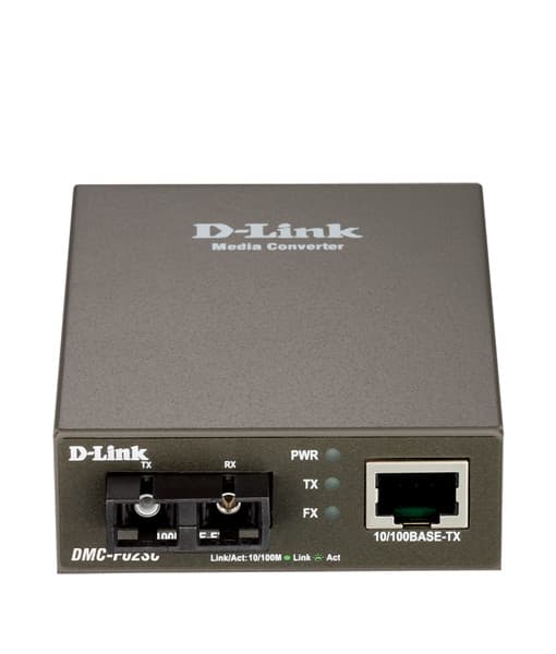 D-Link DMC-F02SC E - 10 100BaseTX to 100BaseFX SC Multi-mode Media Converter (2 km)