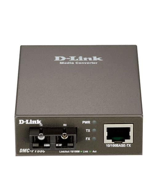 D-Link DMC-F15SC E - 10 100BaseTX to 100BaseFX (SC) Single-mode Media Converter (15km)