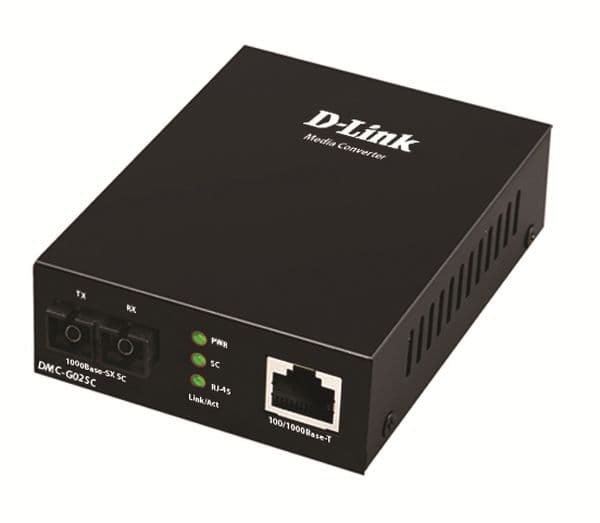D-Link DMC-G02SC E - 100 1000Base-t to 1000Base-SX SC Multi-mode Media Converter (550m)