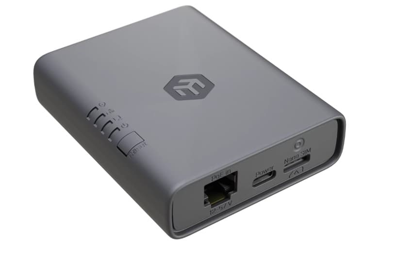 Mikrotik EC25-EU&KNe, KNOT Embedded LTE4, IoT LTE Gateway, 1x Gb Eth(PoE-in), eSIM+Nano SIM,RouterOS