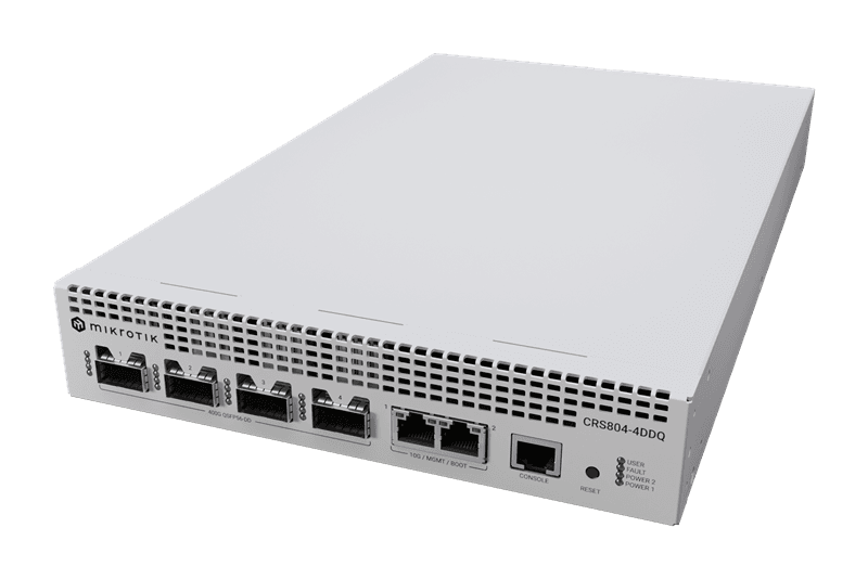MikroTik CRS804-4DDQ-hRM, Cloud Router Switch