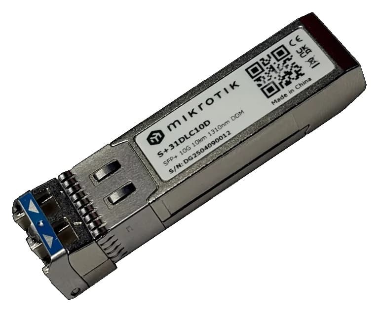 Mikrotik S+31DLC10D, SFP SFP+ module 1G 10G SM 10km 1310nm