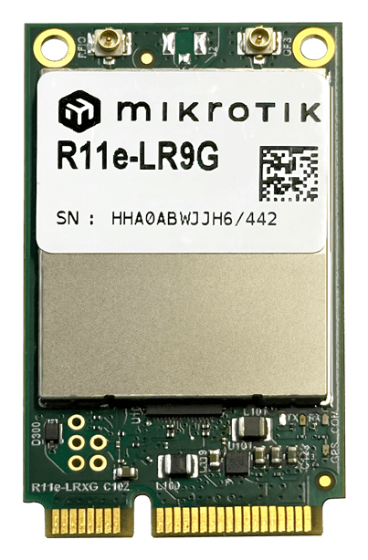 MikroTik R11e-LR9G, LoRa miniPCI-e card pro 902-928MHz