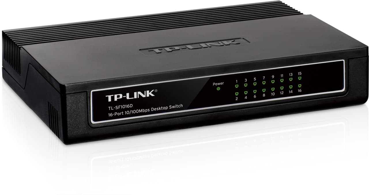 TP-Link TL-SF1016D 16x 10 100Mbps Desktop Switch