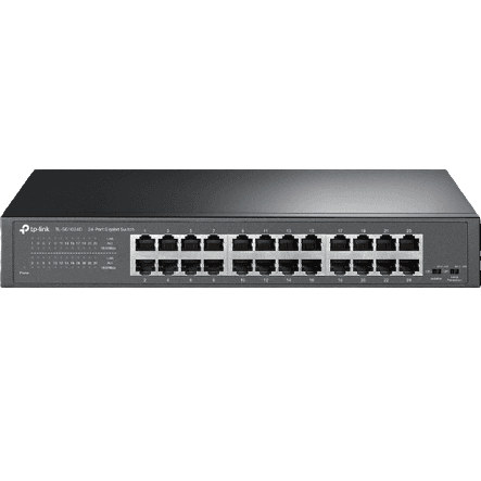 TP-Link TL-SG1024D 24xGb stolní rackový fanless switch