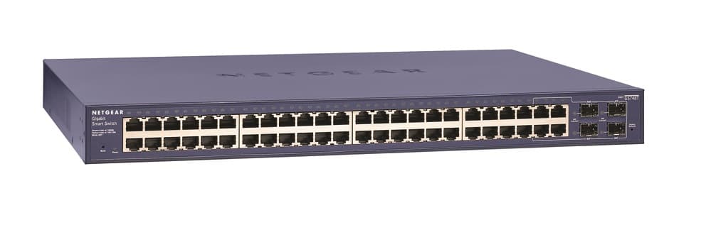 NETGEAR ProSAFE® 48-Port Gigabit Smart Switch, GS748T