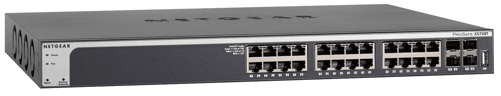 NETGEAR 28PT 10G SMART SWITCH W 4 SFP+, XS728T