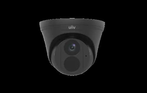 Uniview IPC3615LE-ADF28K-H-BLACK, 5MPx turret, 110°, Smart IR 30 m, analýza člověk vozidlo
