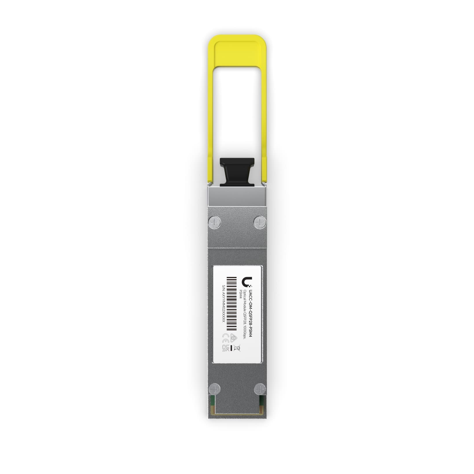 Ubiquiti UACC-OM-QSFP28-PSM4, 100G QSFP28, SM Module, PSM4, MPO-12 B APC, 2km