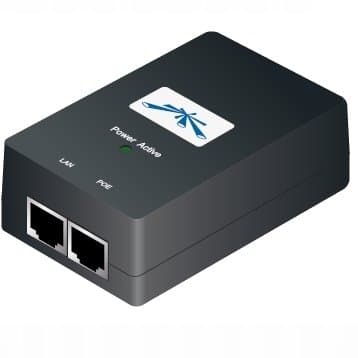 Ubiquiti POE-24, Gigabit PoE adpt.24V 1A (24W) vč. kabelu