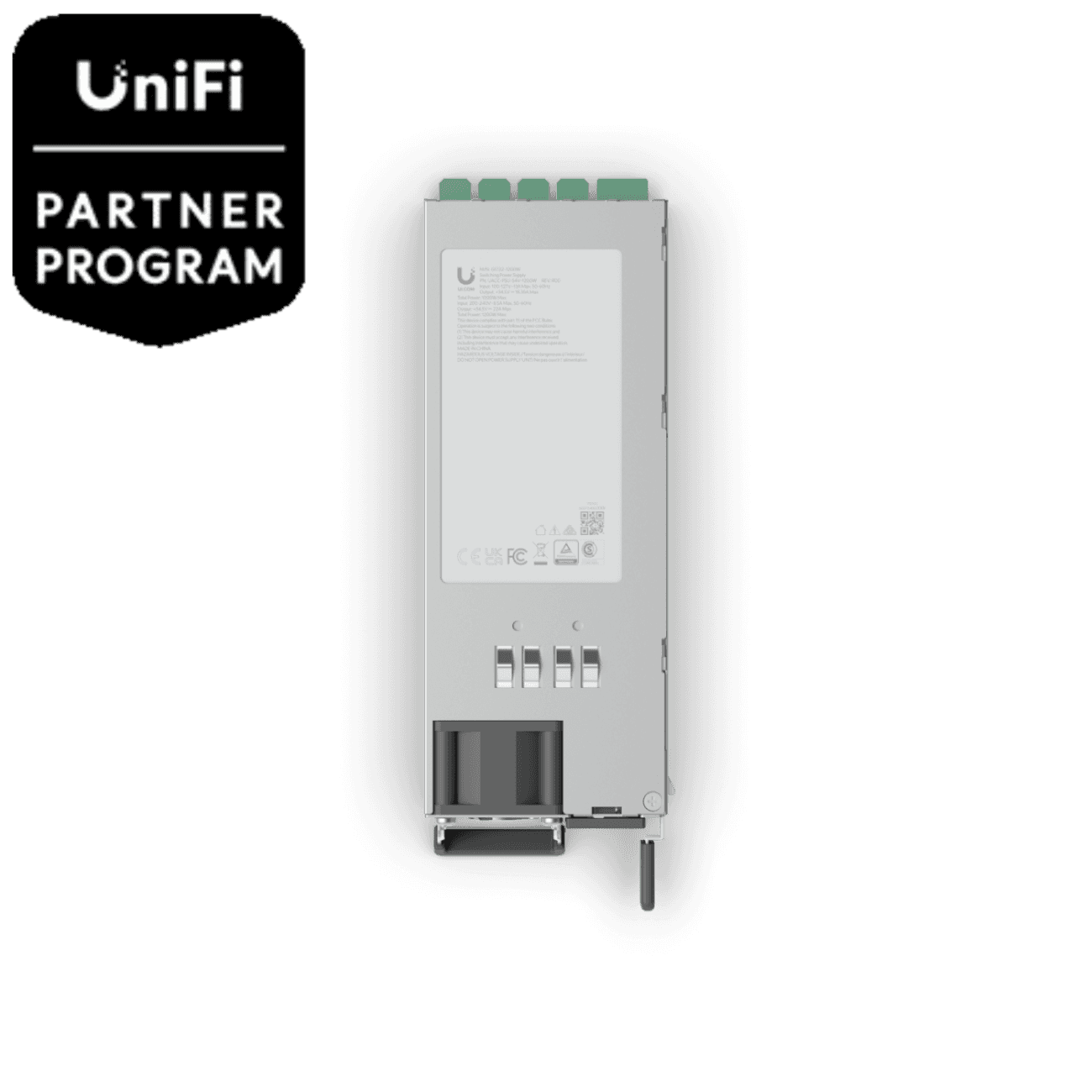 Ubiquiti UACC-PSU-54V-1200W - uniFi Enterprise Hot-Swappable Power Module (1,200W)