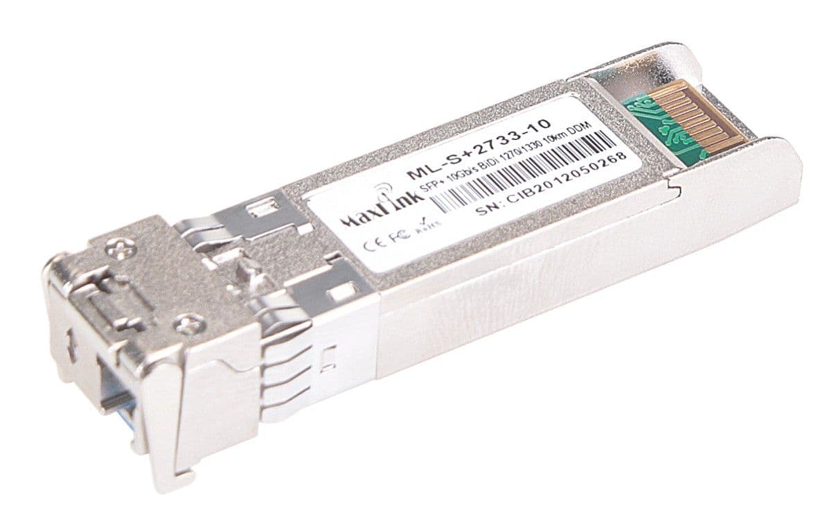 MaxLink 10G SFP+ optický modul, WDM(BiDi), SM, Tx 1270 Rx1330nm, 10km, 1x LC konektor, DDM