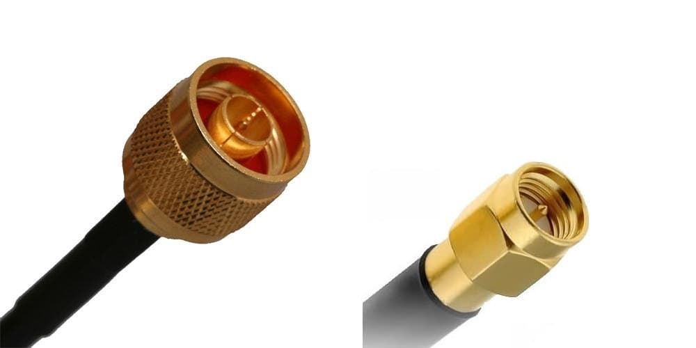 Pigtail RF240 0,5m - N male SMA male