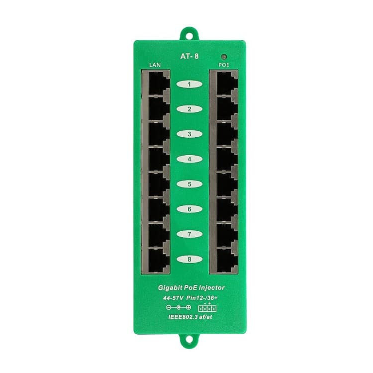 POE-PAN8-GBATF 802.3af at GB stíněný 8port Poe