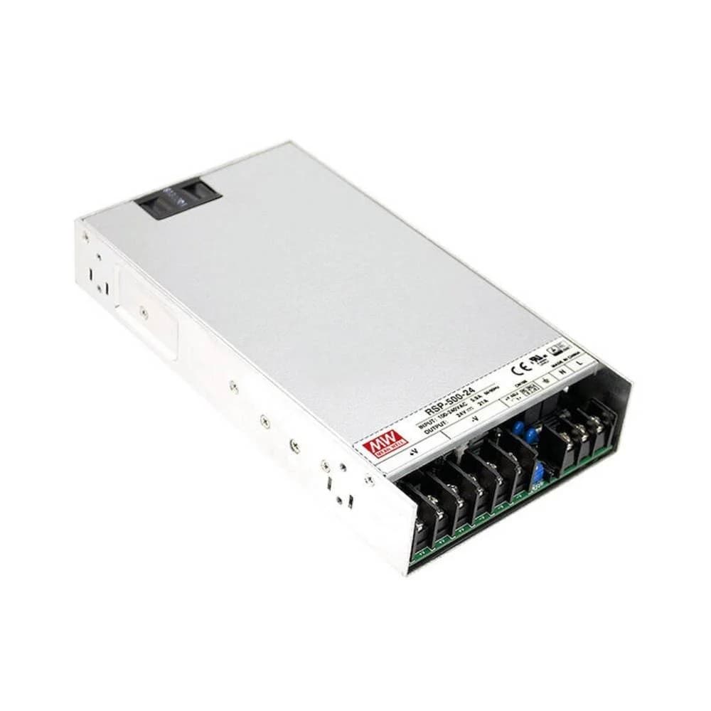 MEANWELL - RSP-500-24 - Průmyslový napájecí spínaný zdroj uzavřený 24V 21A (500W)