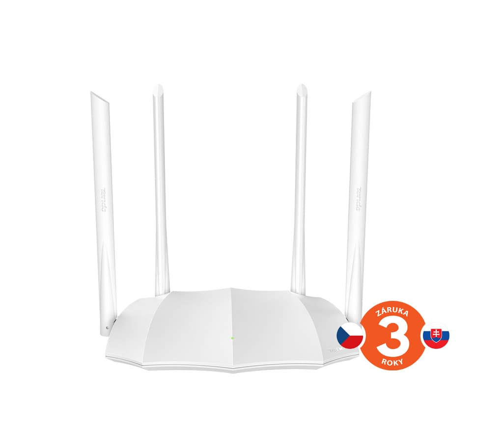 Tenda AC5 WiFi AC Router 1200Mb , WISP, Universal Repeater, Tenda CZ aplikace, 4x 6dBi antény